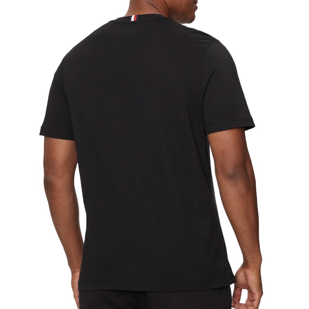 Tommy Hilfiger T-shirt Noir Homme Tommy Hilfiger Chest Stripe