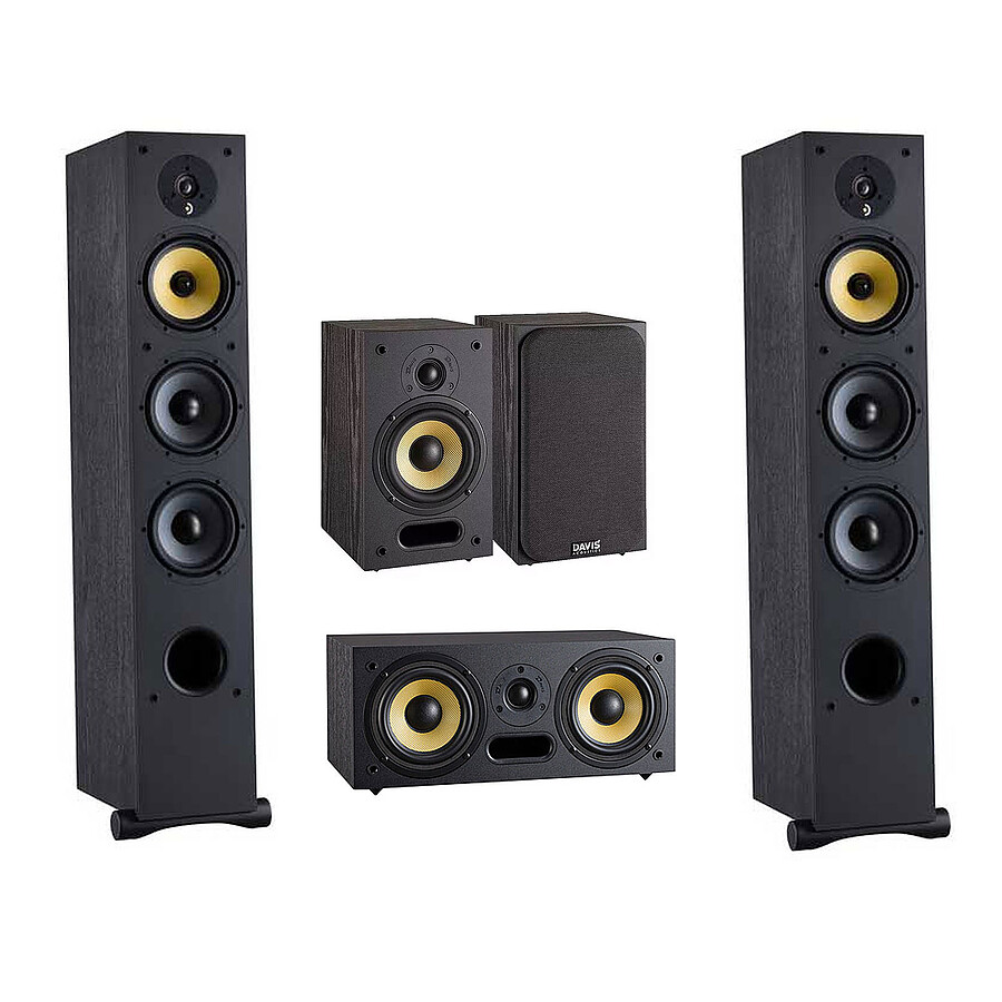 Davis Acoustics Pack Ariane 7 PM Atmos - Noir