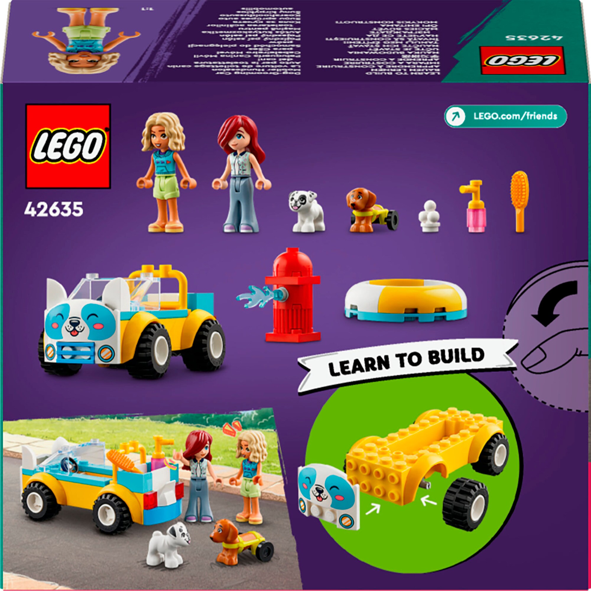 LEGO Konstruktionsspielzeug Friends Mobiler Hundesalon