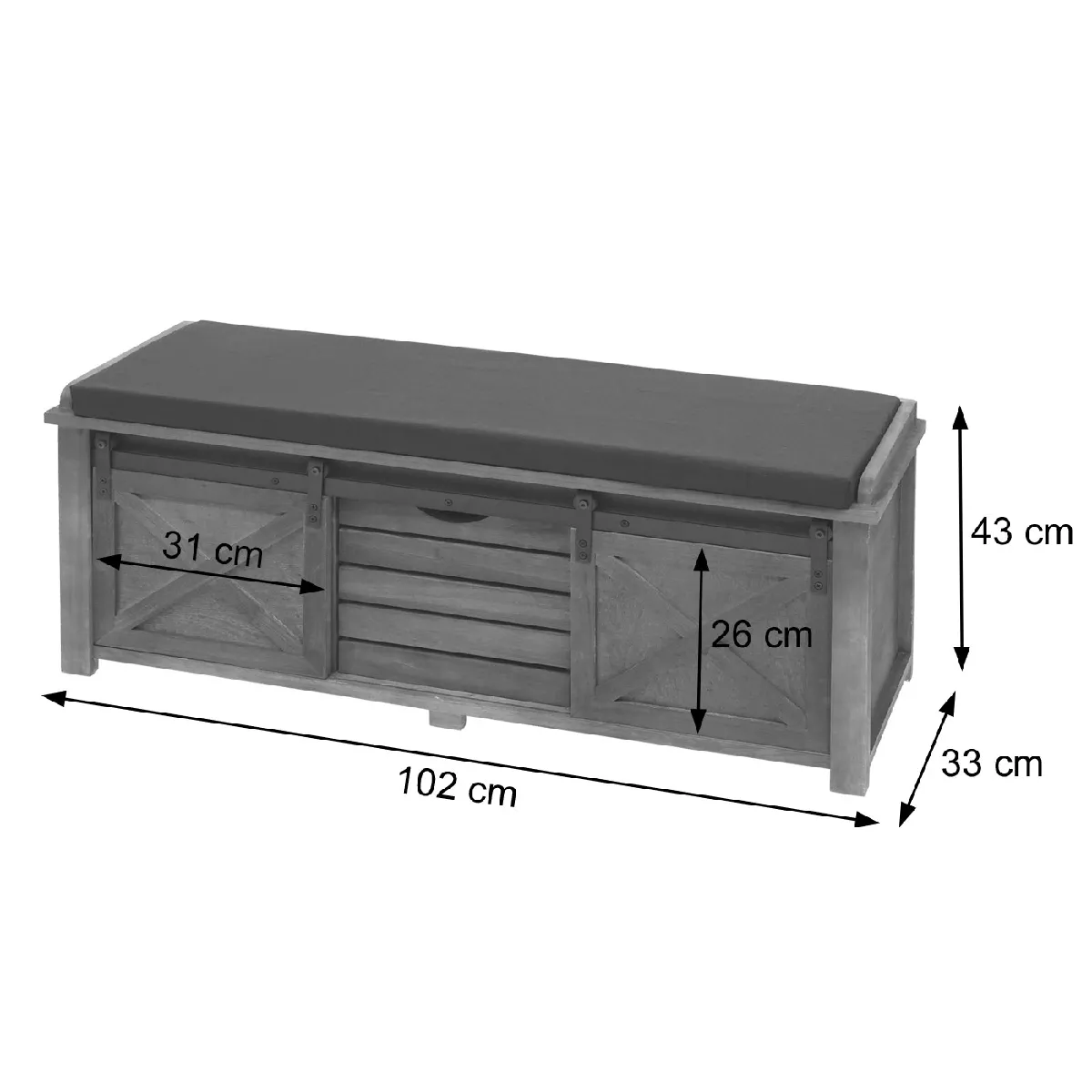 Mendler Banc HWC-H53