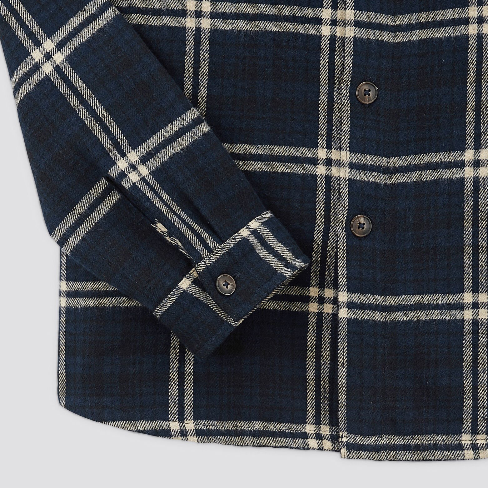 Surchemise à carreaux coton Bleu foncé