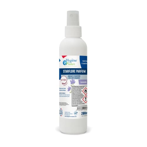 Parfum d'atmosphère lavande Hygiène et Nature Starflore Parfum pulvérisateur de 200ml