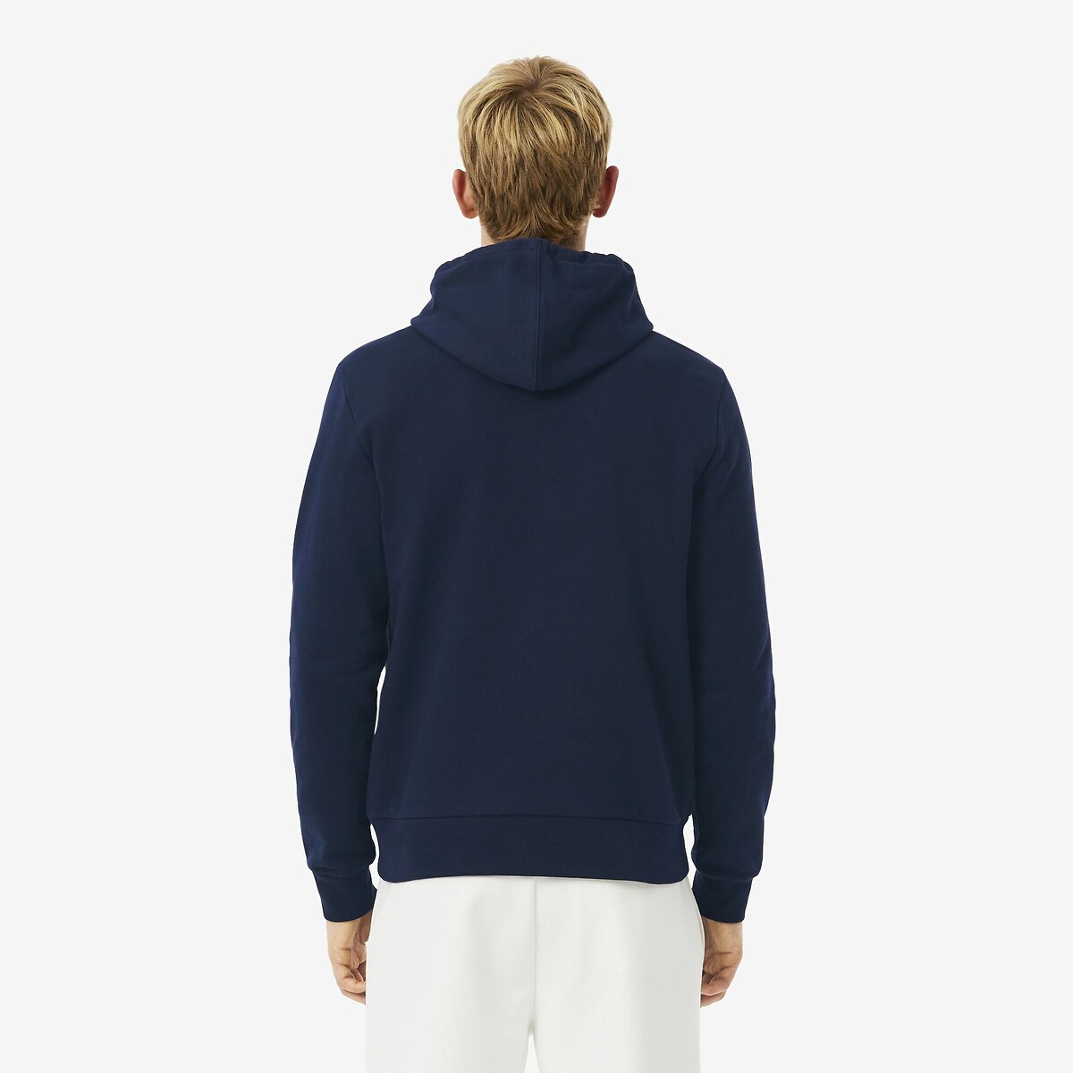 LACOSTE<br>Moletom com capuz e blocos de cor