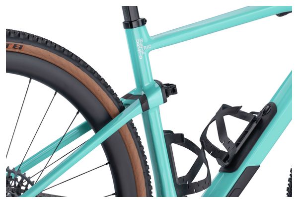 Vélo de Gravel BMC URS 01 Three Sram Force eTap AXS / X0 Eagle AXS 12V 700 mm Bleu Vert Minty Aqua 2024