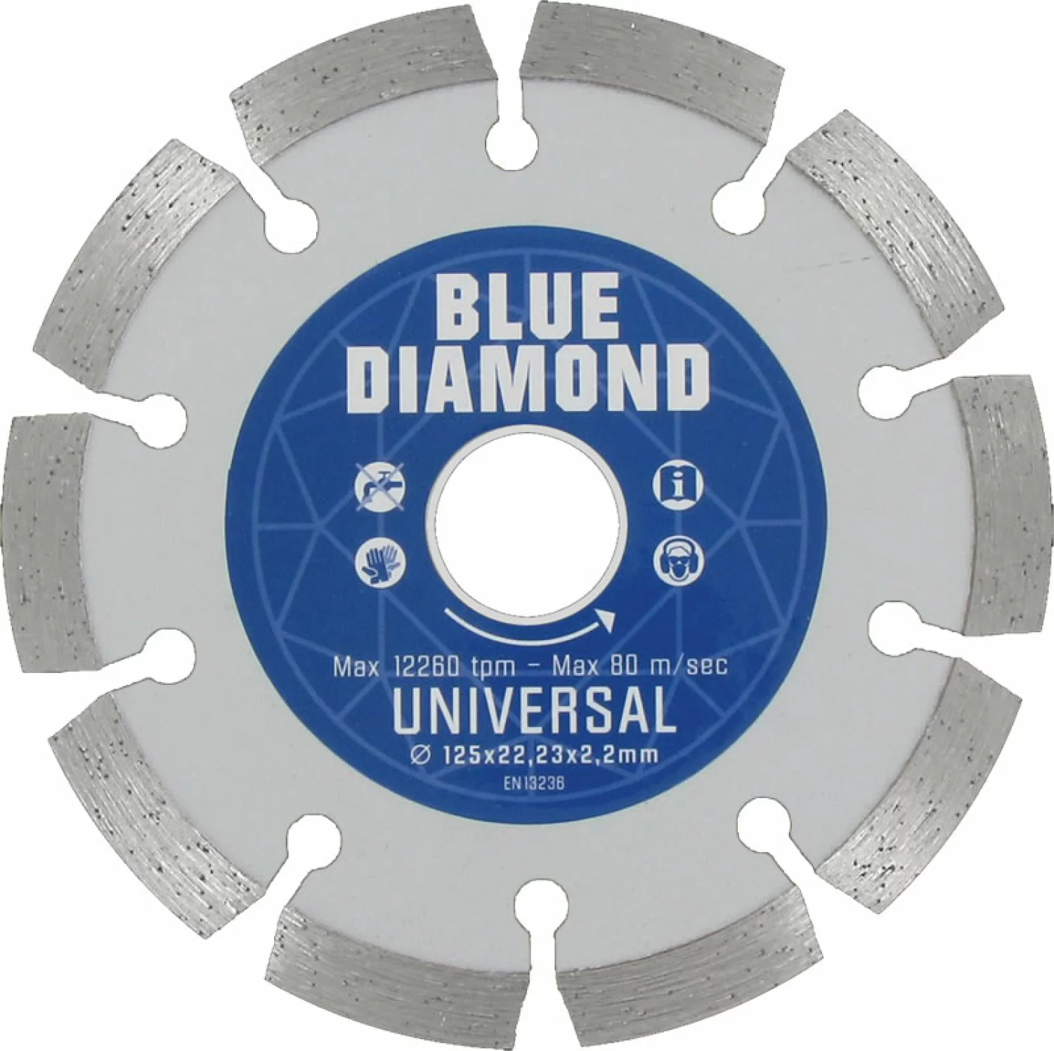 Carat CEBD150910 Diamantzaagblad voor droogzagen - 150 x 22,23mm - Universeel