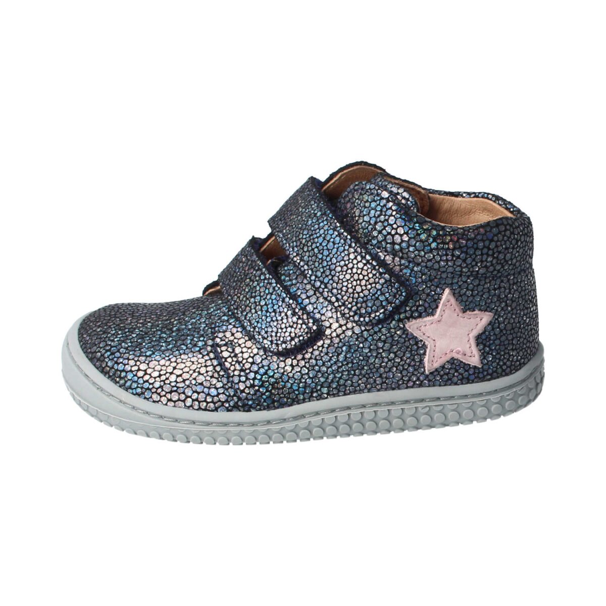 202113-226 CHAMELIION velours leather glitter ocean velcro Weite/M