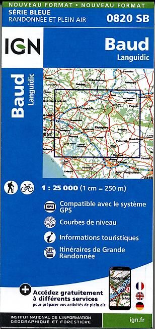 IGN - 0820 SB BAUD LANGUIDIC 1 25 000