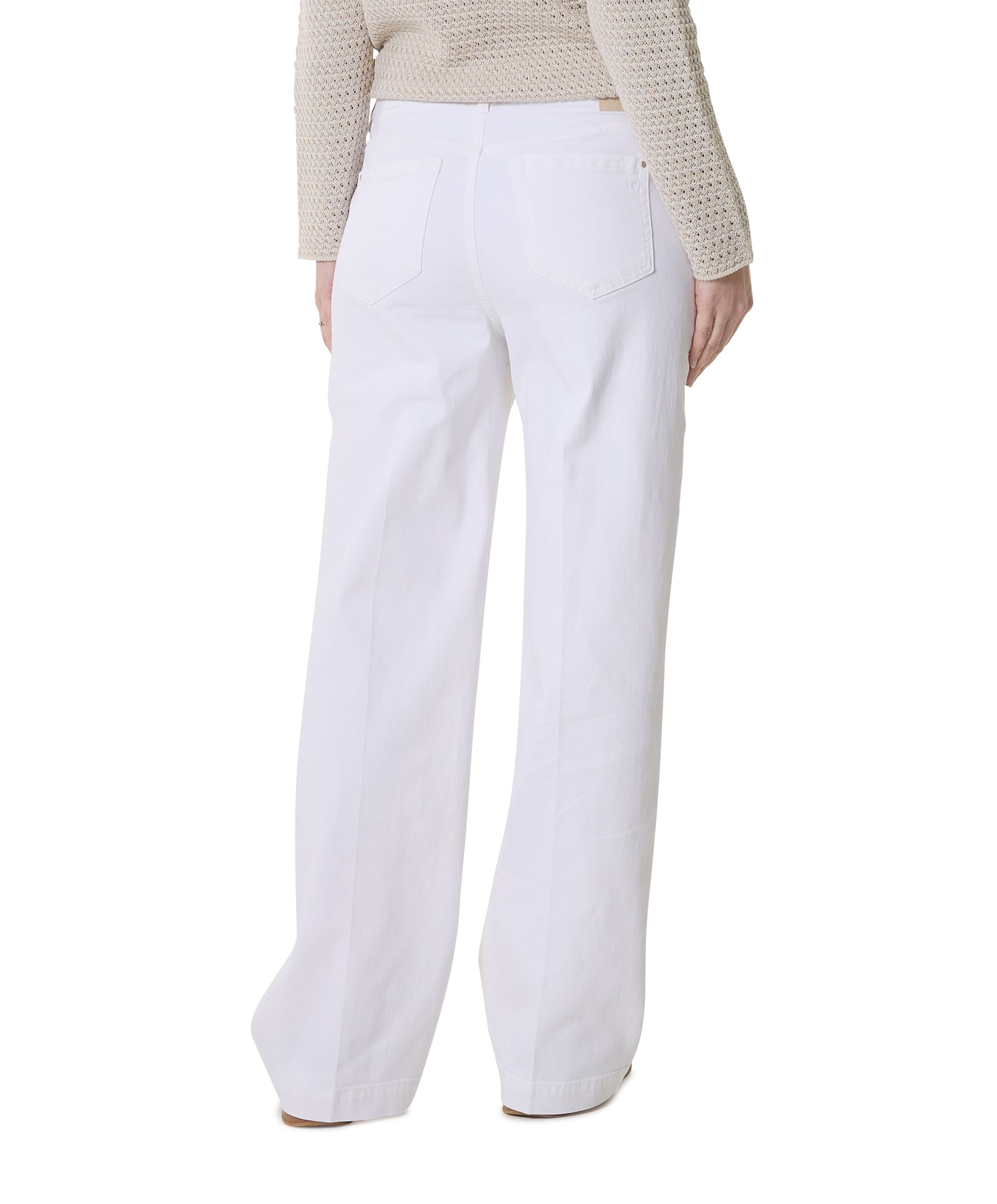 Gardeur Wide leg Feminine jeans wit