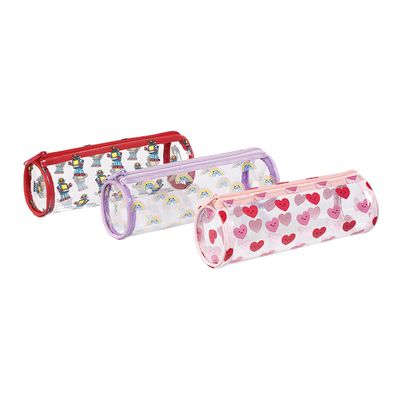 Trousse ronde Cutie - 1 compartiment - 3 modèles disponibles - Exclusivité Bureau Vallée - Viquel