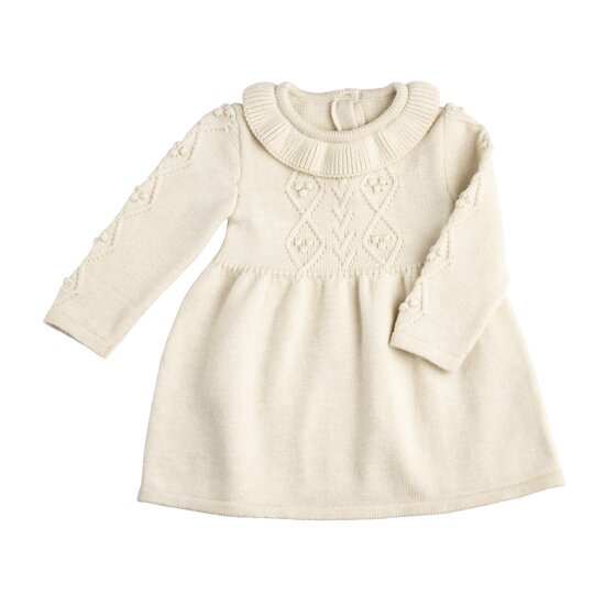 Robe en tricot manches longues   Beige        de               P'tit bisou