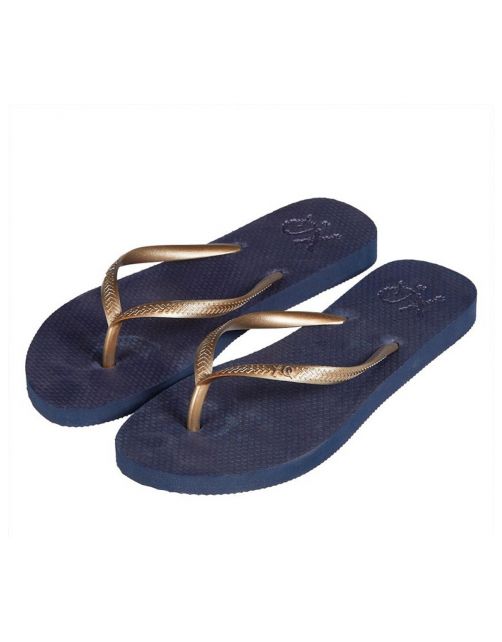 Xq Footwear Teenslippers Dames - Instappers - Navy Assorti