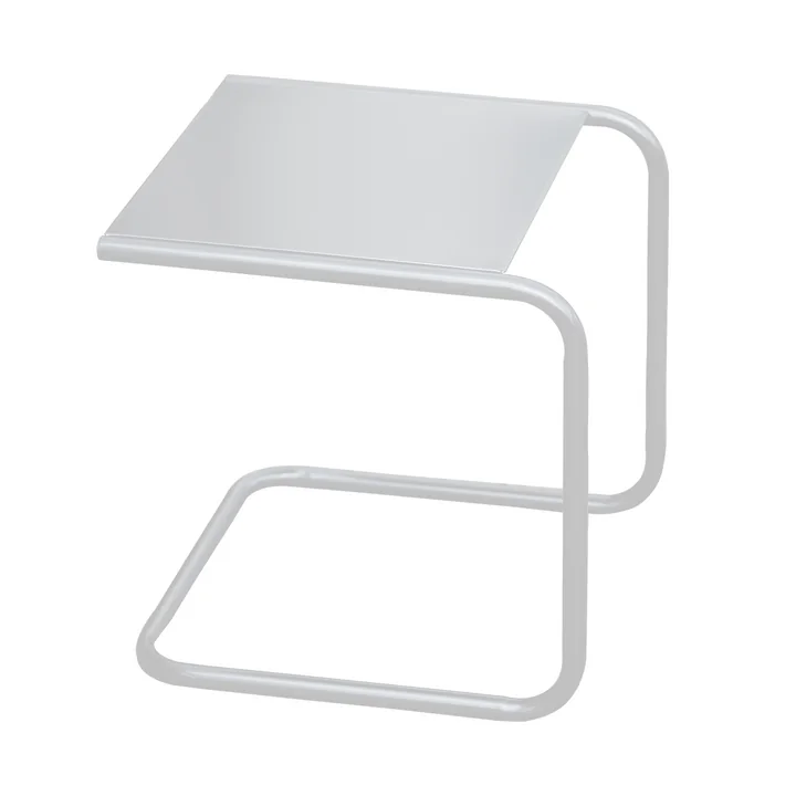 Fiam - Club Beistelltisch, Aluminium weiss / weiss