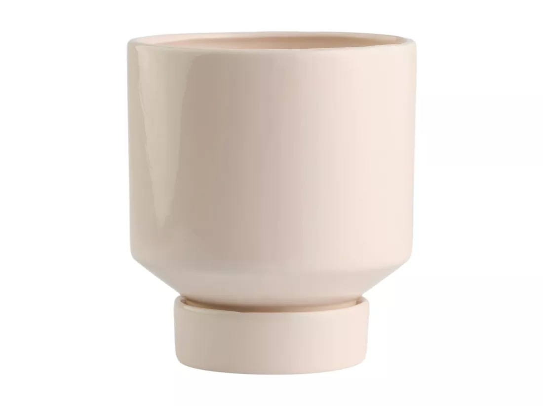 Pot De Fleurs Gabriela rose pâle 14.5 x 14