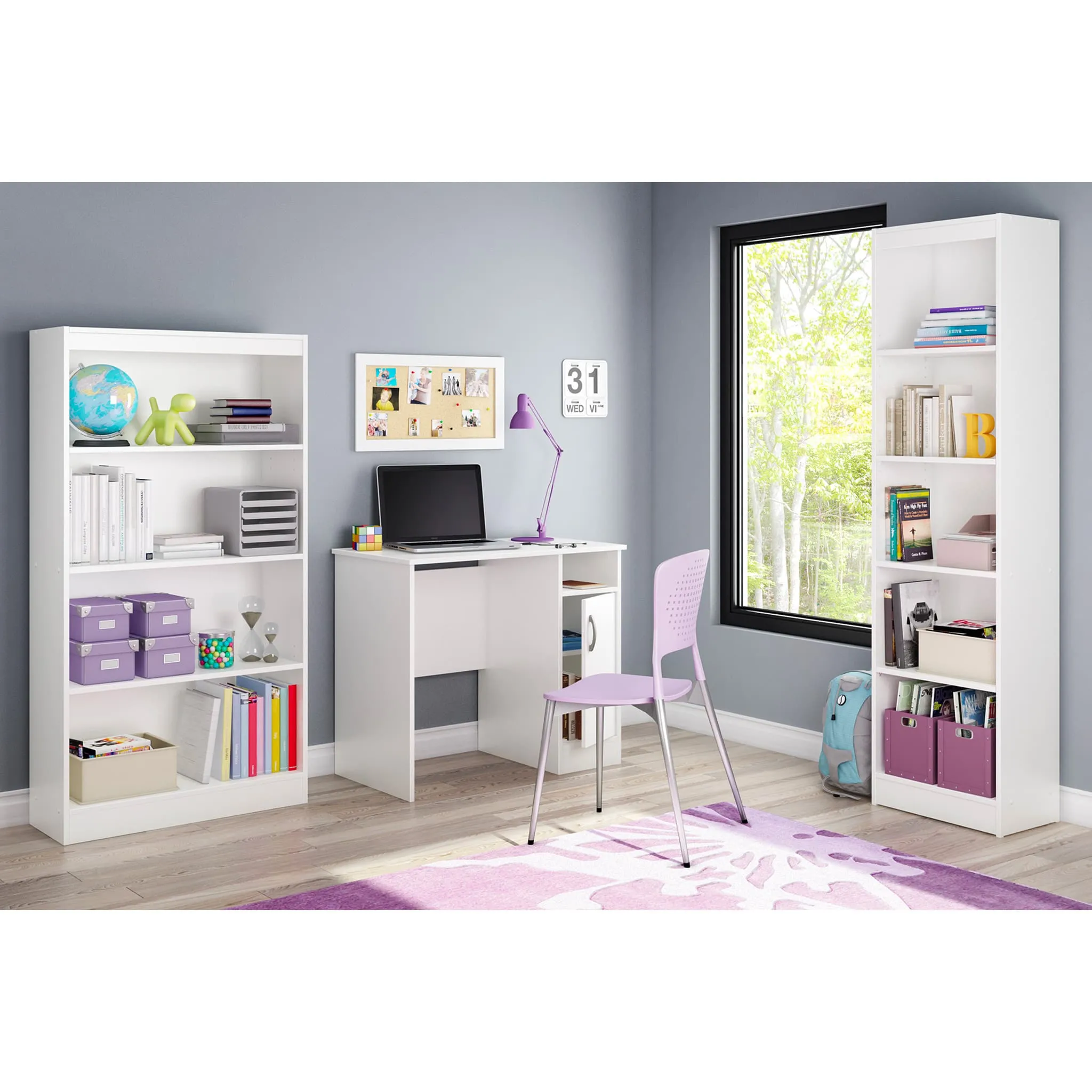 South Shore Bureau de Travail - Axess Blanc Solide