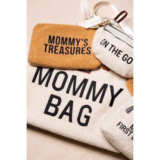 Sac à langer Mommy Bag   Teddy écru        de               Childhome