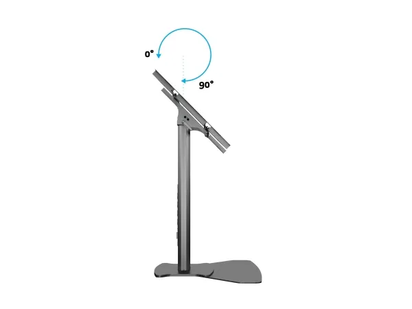 Multibrackets M Public Display Stand 110 HD - Stativ - for LCD display - aluminium - sort - skærmstørrelse: 32
