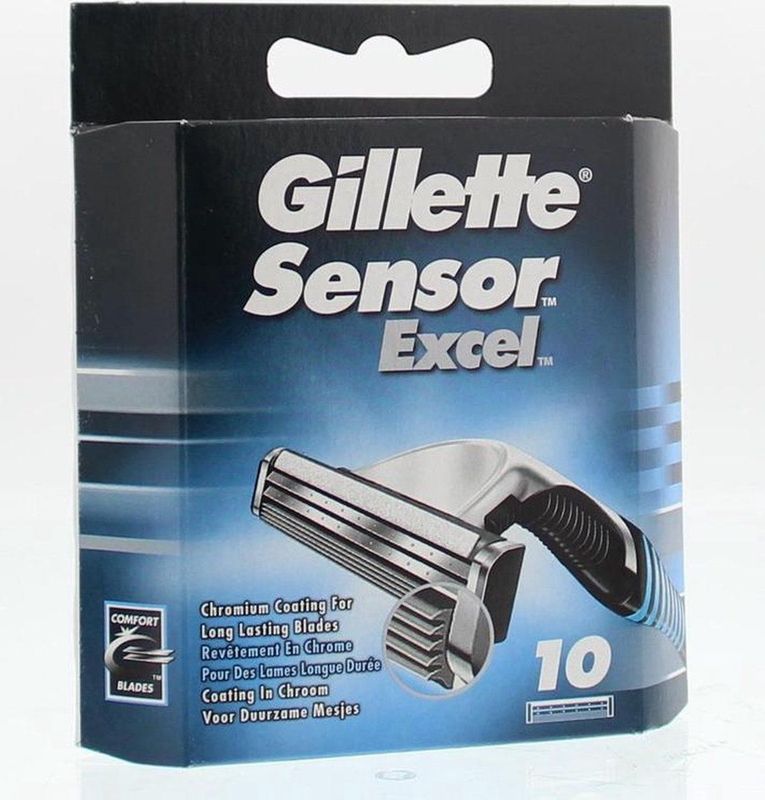 Gillette - Sensor Excel - Scheermesjes - 10 Stuks