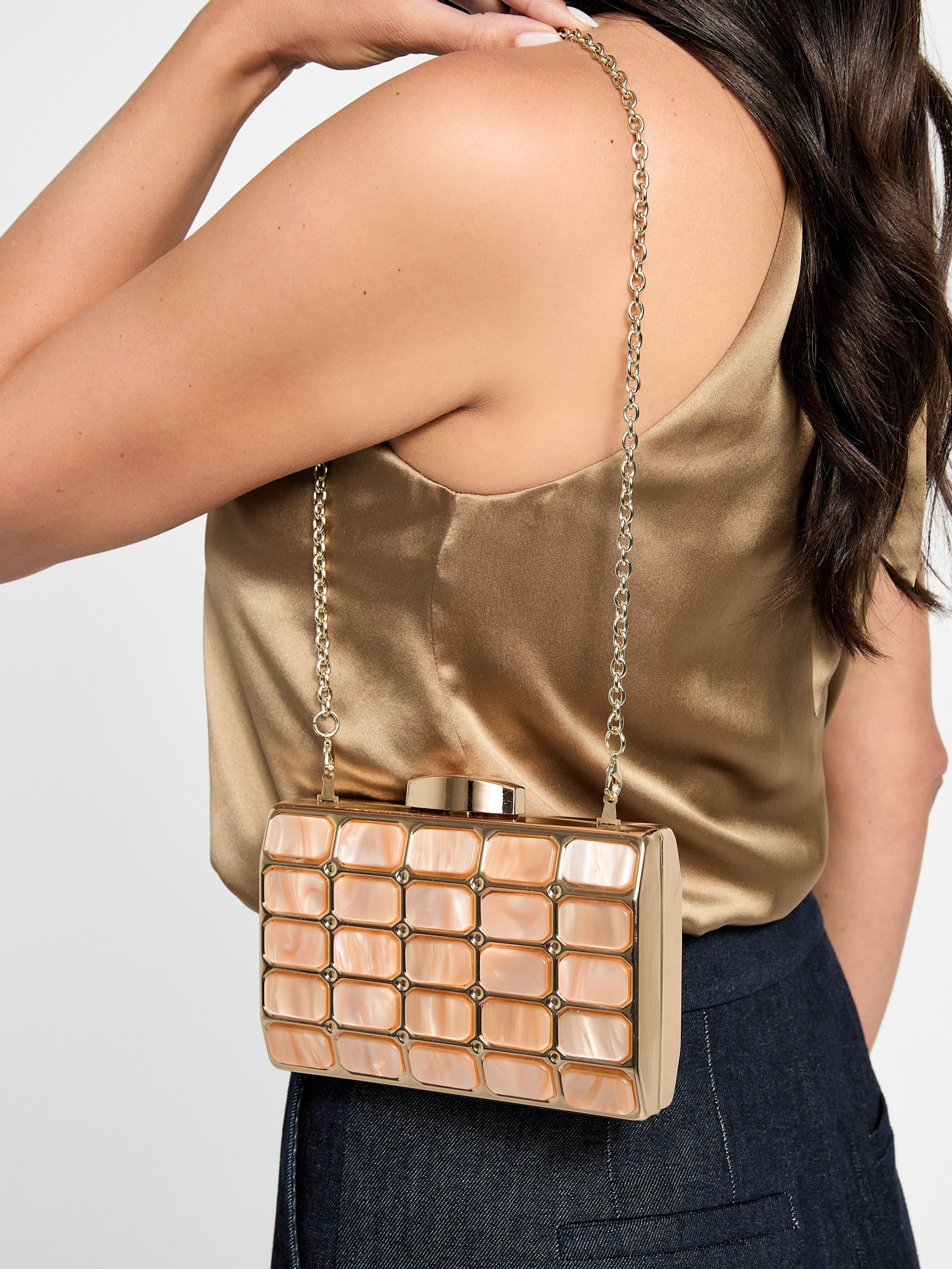 Clutch Emma de acrílico