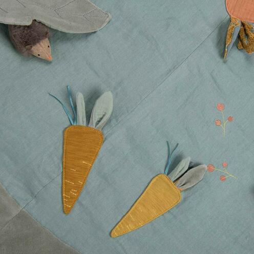 Tapis d'Éveil Trois Petits Lapins Multicolore - MOULIN ROTY