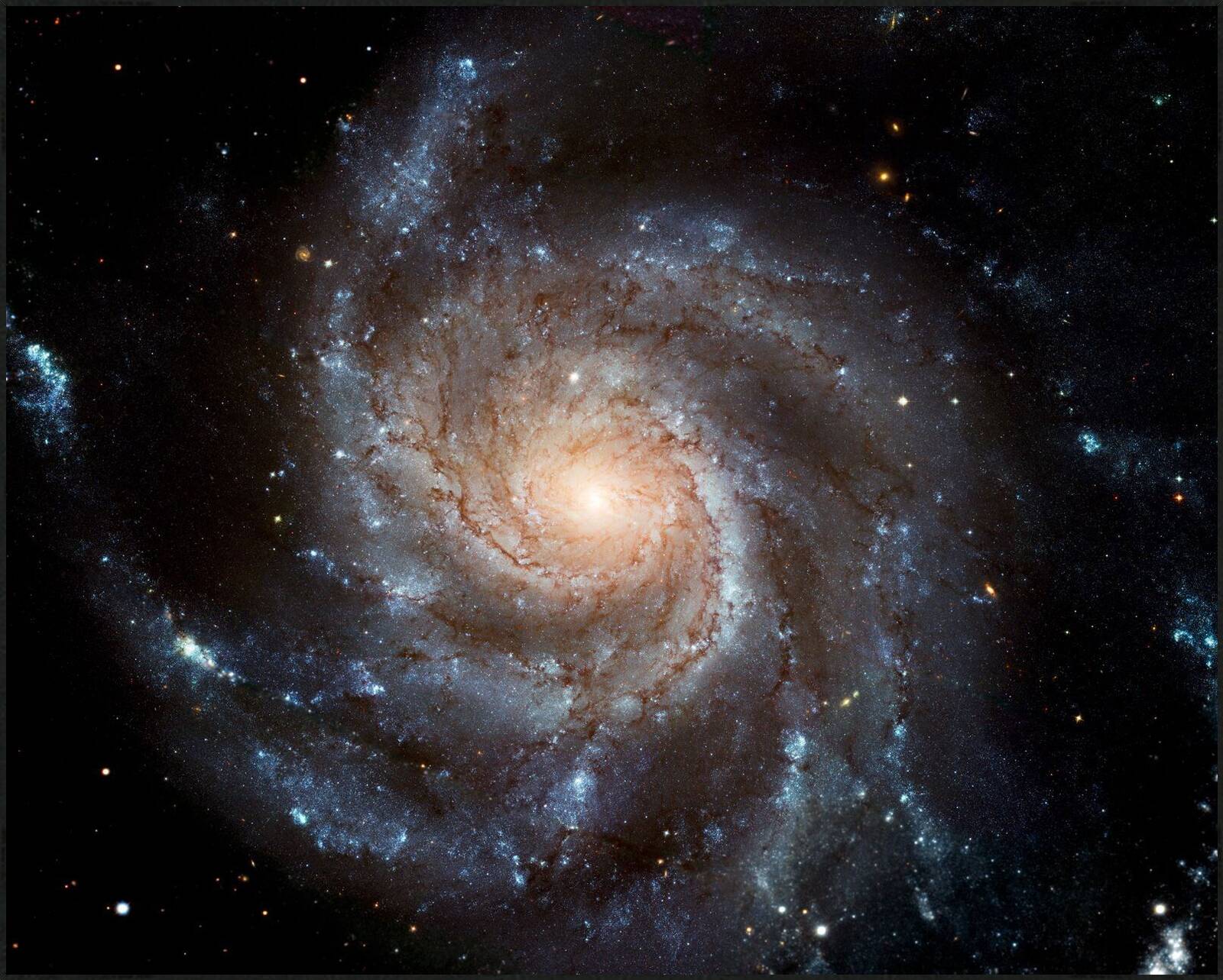 Pinwheel galaxy (NASA/ JPL - Caltech) by Hubble Telescope - Open Edition.