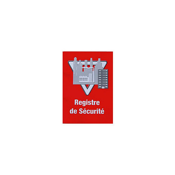 Lifebox Registre de sécurité, A4 - Rouge
