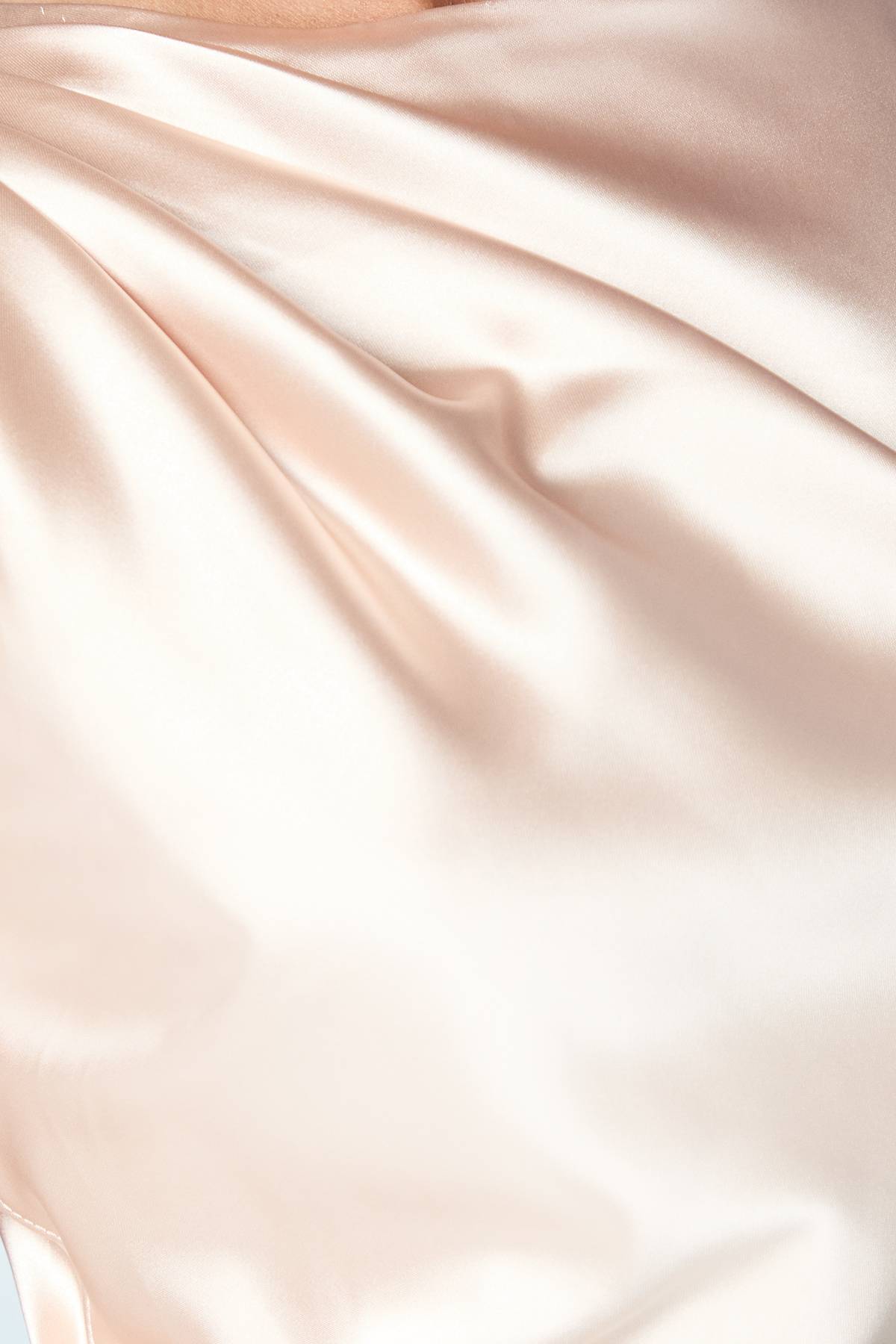 Coast Robe de Demoiselle d'Honneur en Satin Sans Manches avec Lien Dos