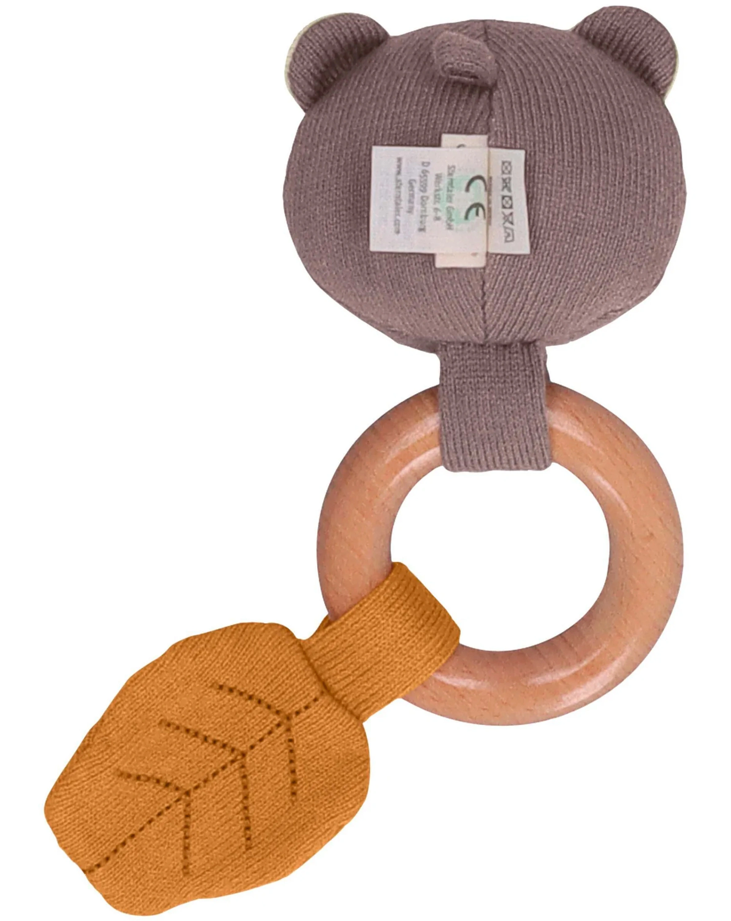 Holzgreifling KLEINER BÄR in gelb