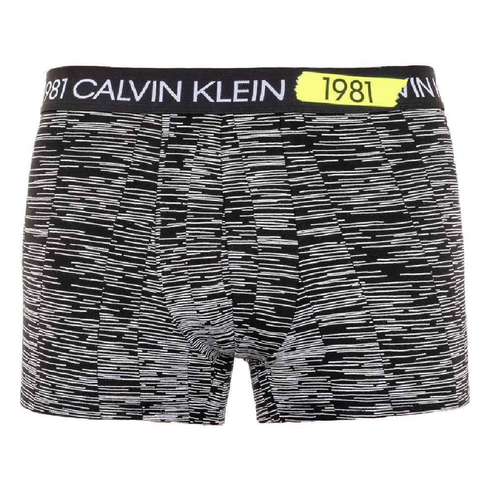 Calvin Klein Jeans Boxer Noir/Blanc Homme Calvin Klein 1981 Bold