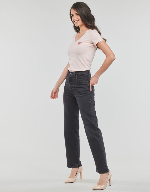 Guess - SS VN MINI TRIANGLE TEE - Rose