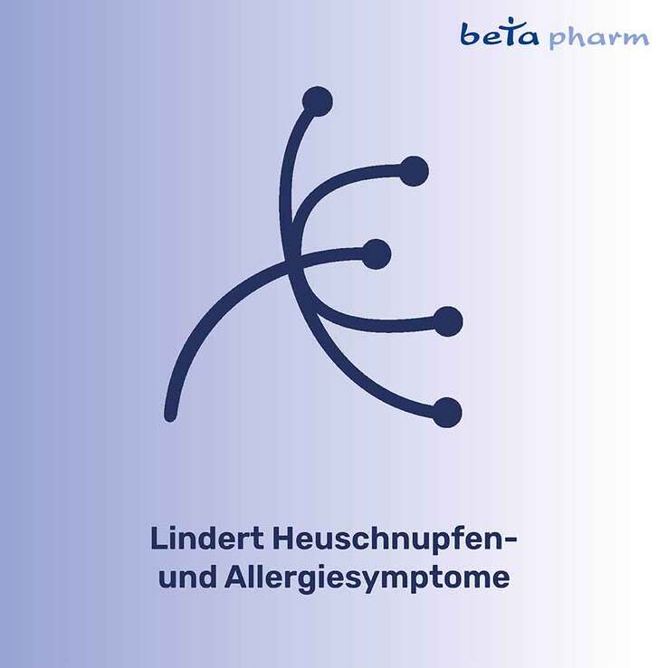 Cetirizin beta Filmtabletten bei Allergien, 7 St