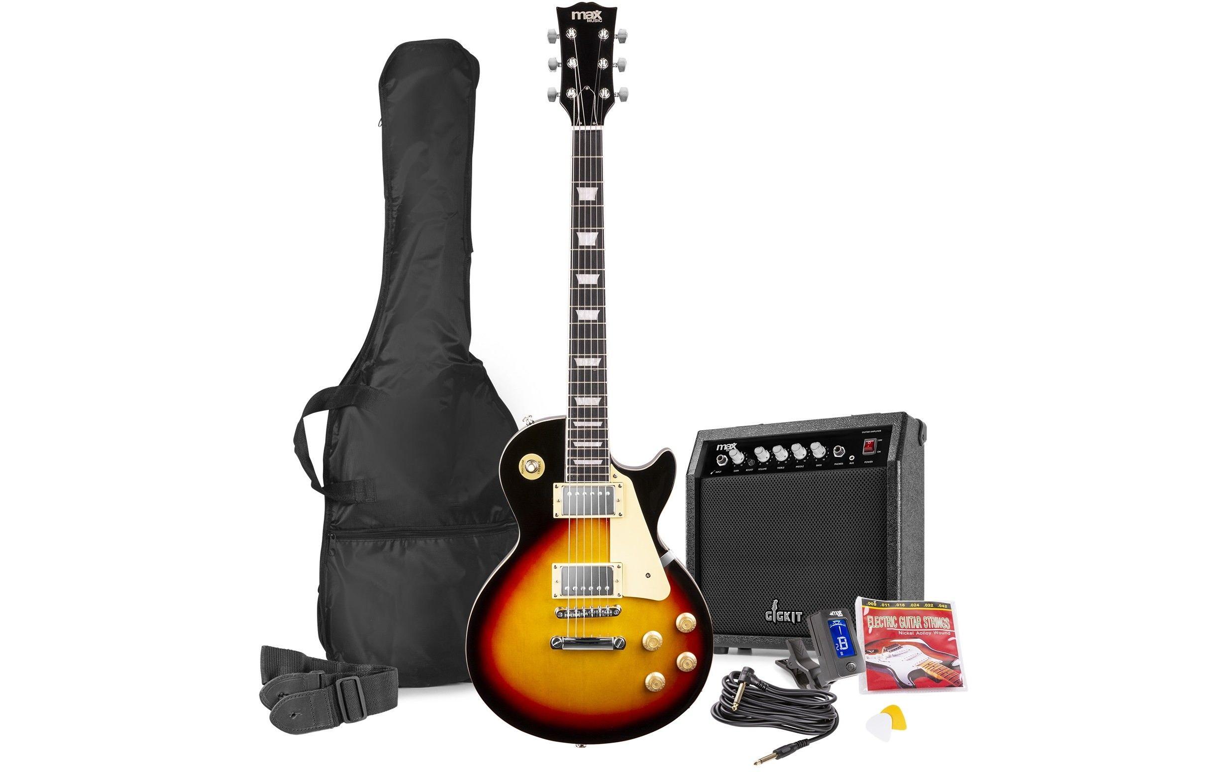 E-Gitarre GigKit – Sunburst<br>Ultimatives Paket für jeden aufstrebenden und fortgeschrittenen Gitarristen