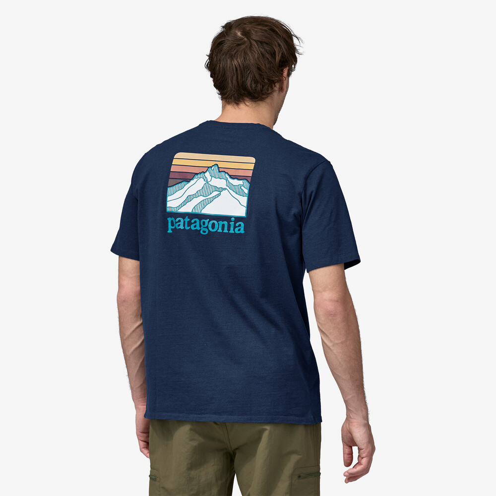 Herren Line Logo Ridge Pocket Responsibili-Tee
