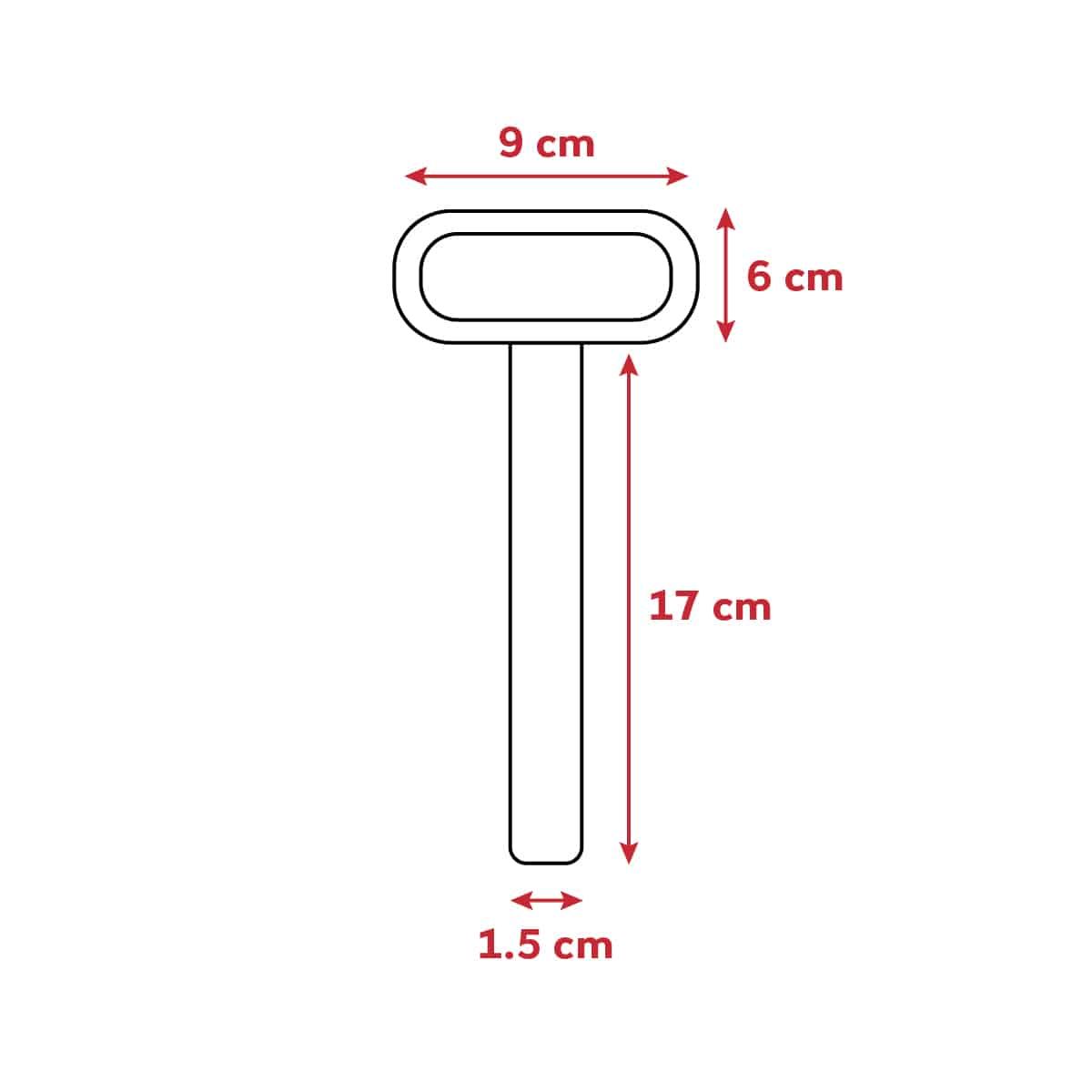 Langer Sicherheitsstift pin bolt O 15mm für Racks und Rigs