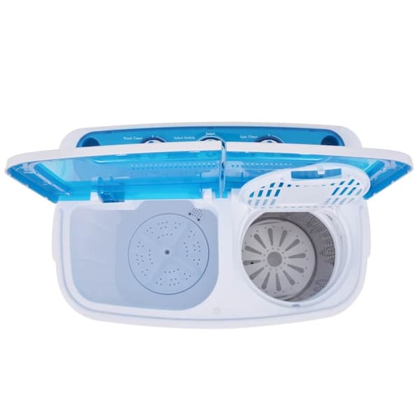 vidaXL Minivaskemaskin tvillingkar 5,6 kg
