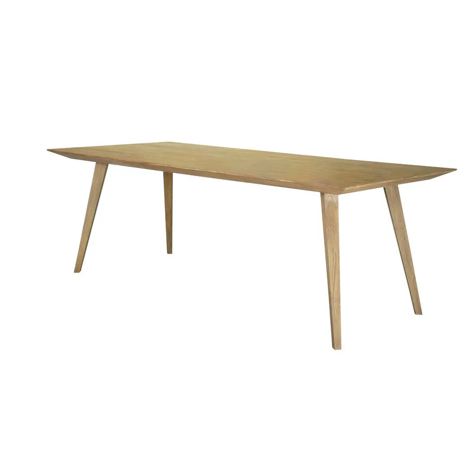 Livingfurn - Eetkamertafel Tomar 220cm - Teakhout