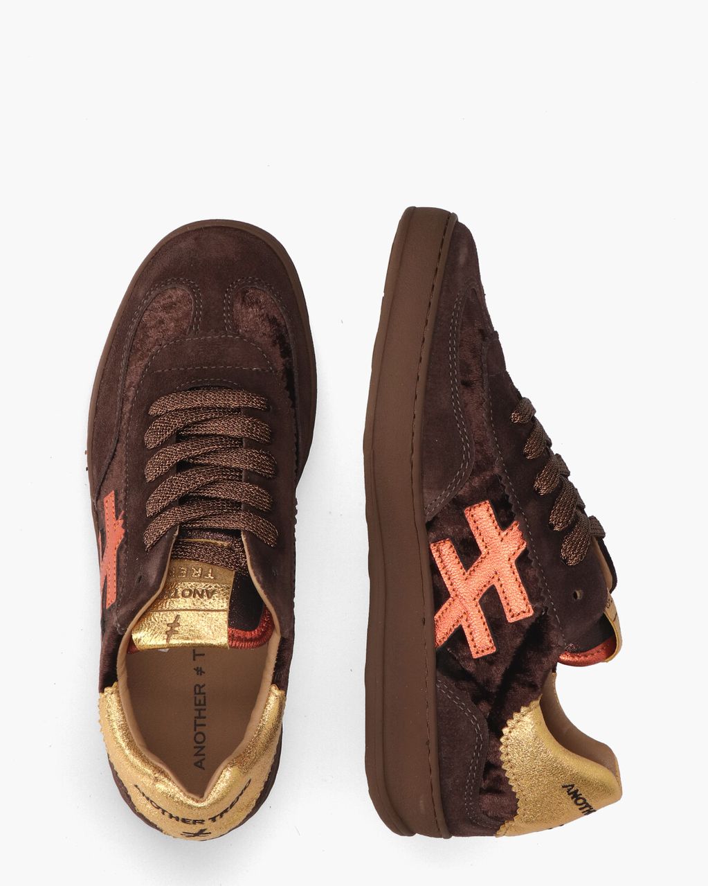 Another Trend Iconic II Donkerbruin Damessneakers