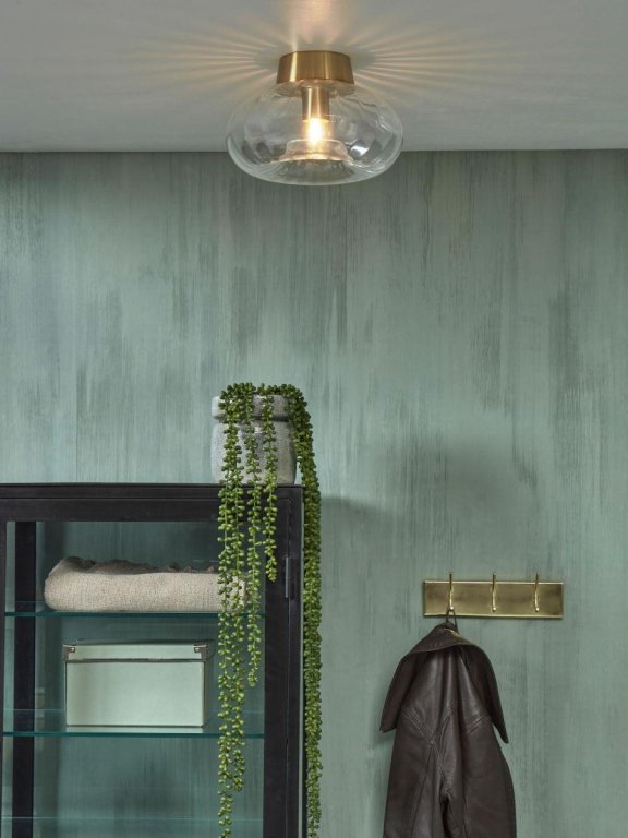 It's about Romi Brussels plafondlamp Ø27 goud/transparant