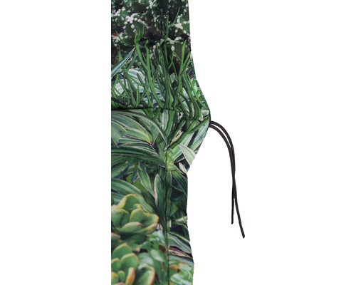 Ligbedkussen 191 x 58 cm, katoenmix stof, groen