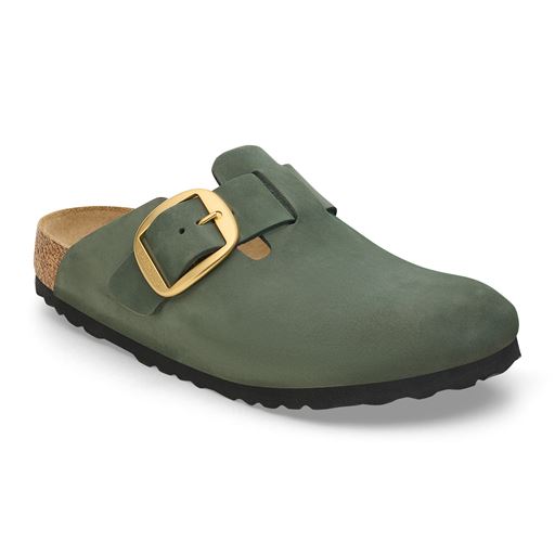 Birkenstock Boston Big Buckle Sko, Thyme, 39