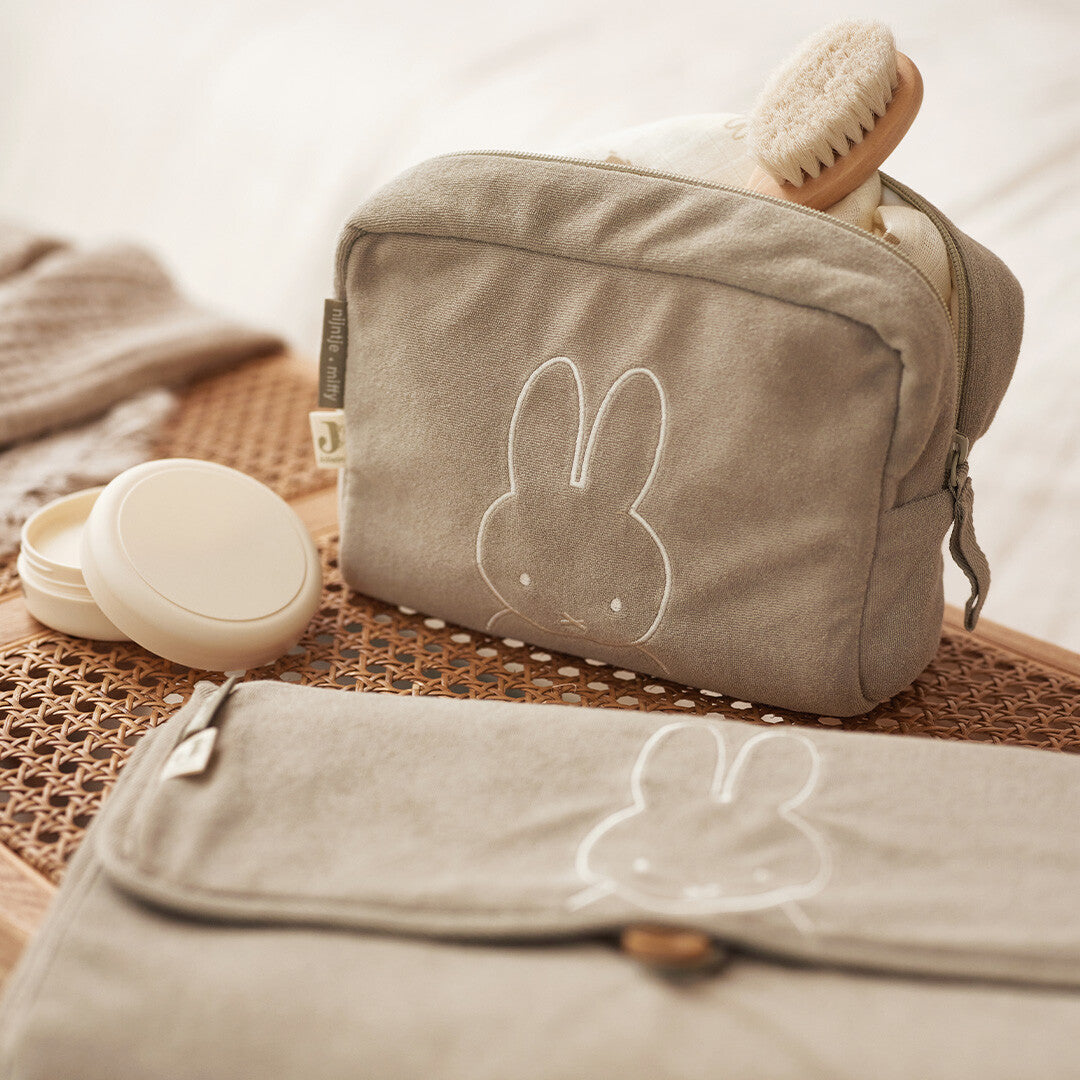 Jollein etui badstof miffy - olive green