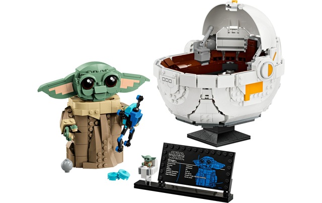 LEGO® Spielbausteine »Star Wars Grogu in seiner Repulsorwiege 75403«