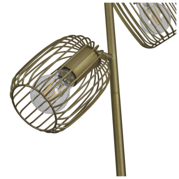 KARWEI vloerlamp Vic messing ø38,5x150cm