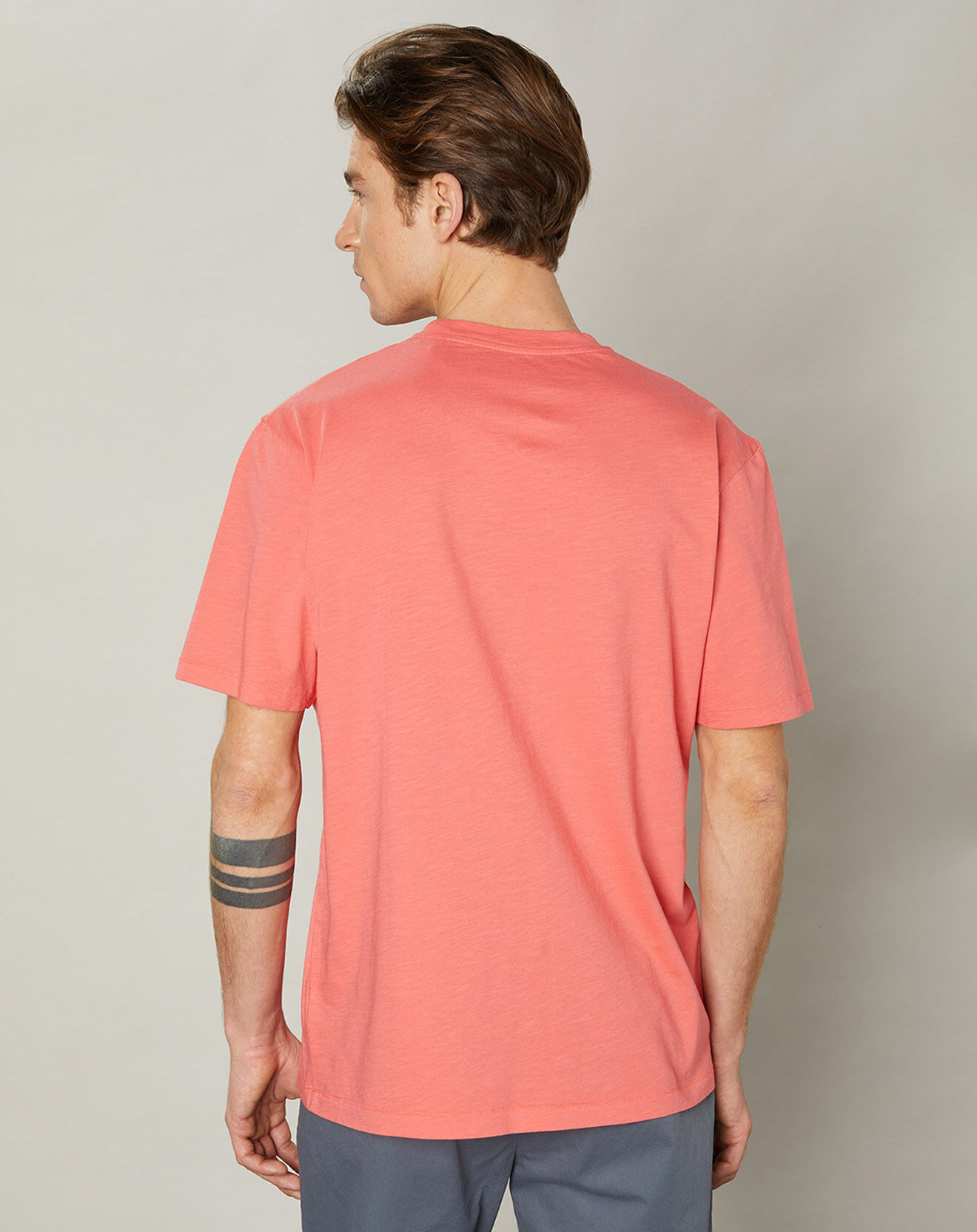Hartford T-Shirt Pocket Crew rouge