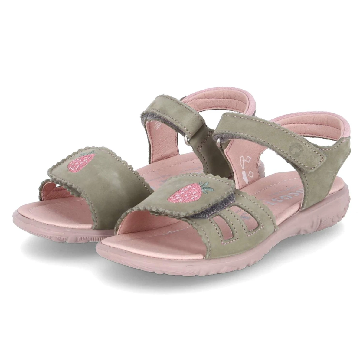 PepinoSandalen MIMA - eukalyptus/blush (Erdbeere)