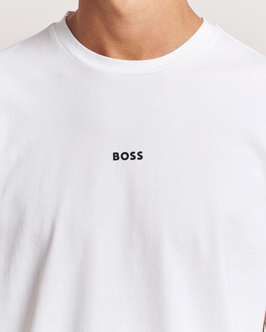 BOSS ORANGE Tchup Logo Crew Neck T-Shirt White