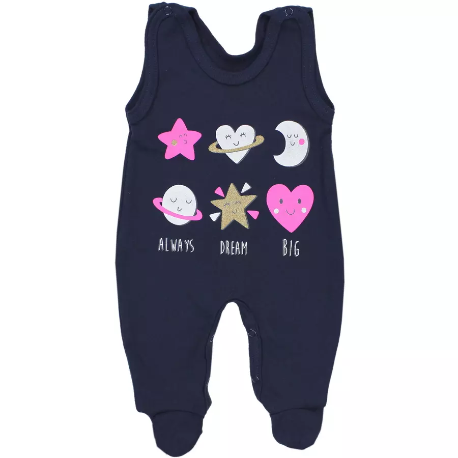 TupTam Baby Strampler mit Aufdruck Spruch 5er Pack weißbeige