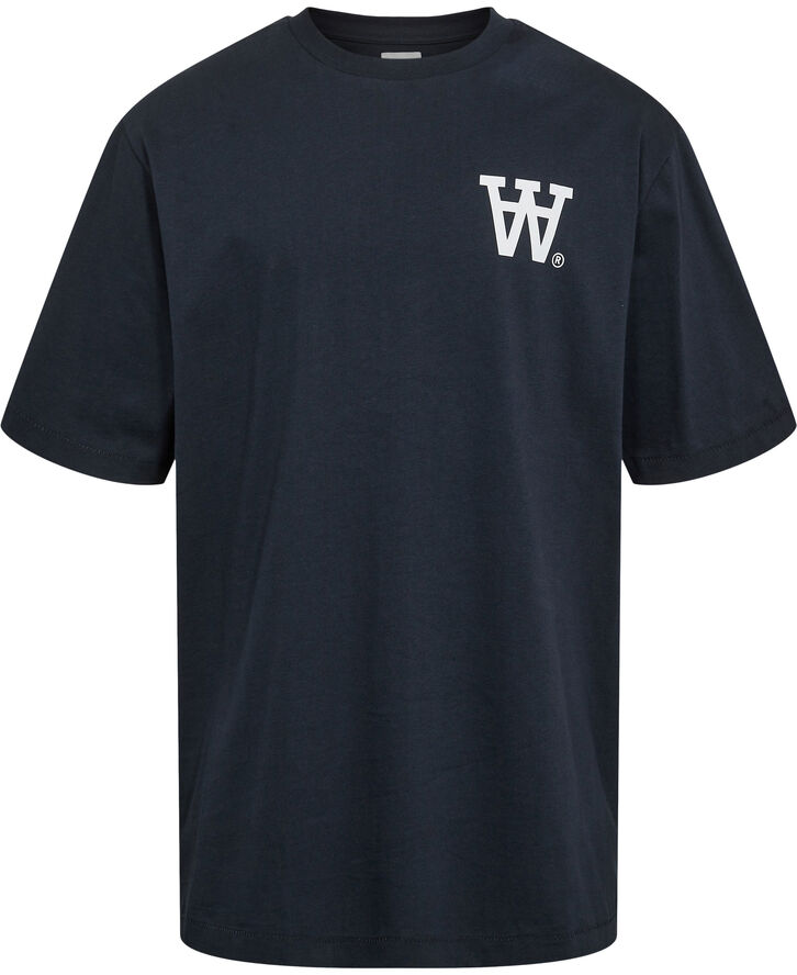 Wood Wood WWAsa Not To Be Trusted Tshirt Dark navy