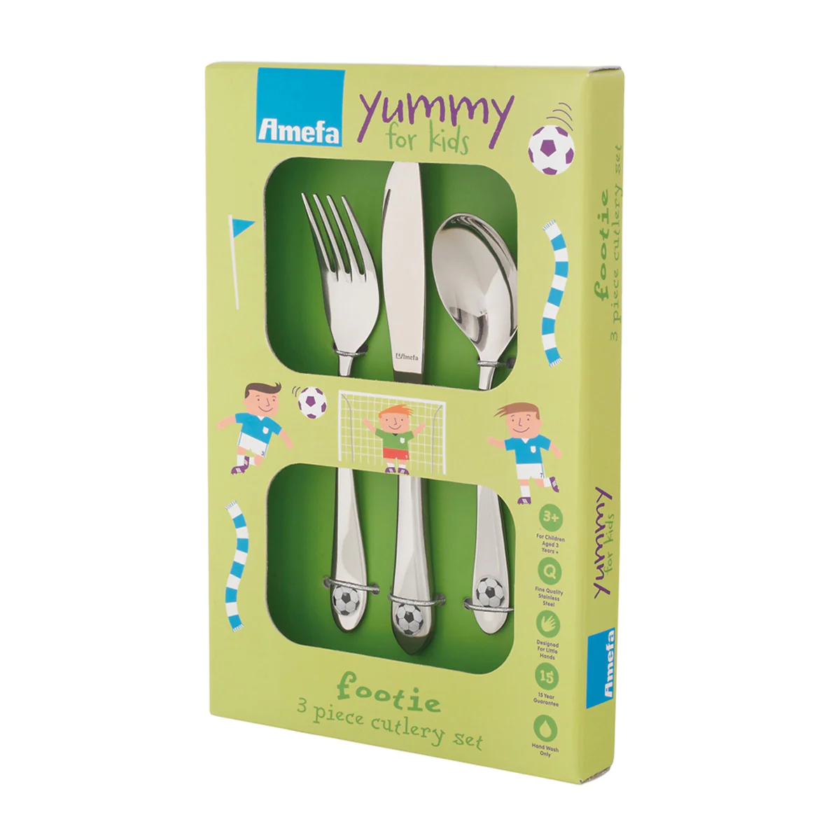 Footie - Service 3 couverts enfants Amefa