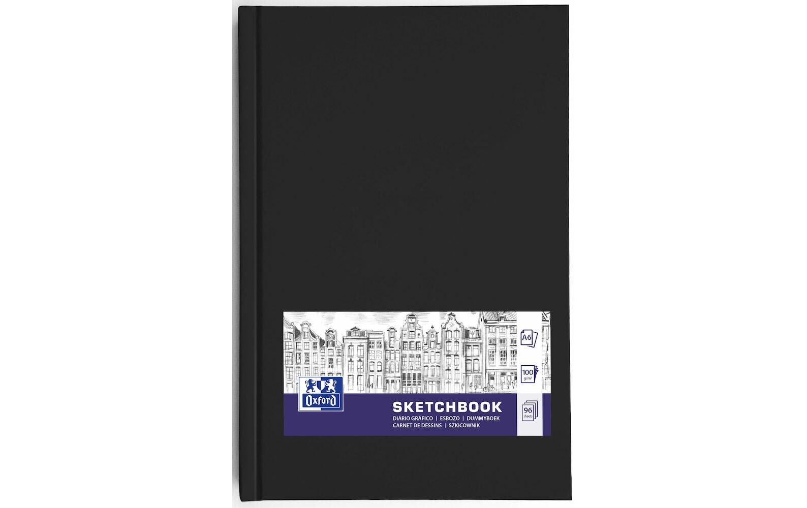 Malbuch Skizzenbuch A6, SchwarzBlock A6, Schwarz