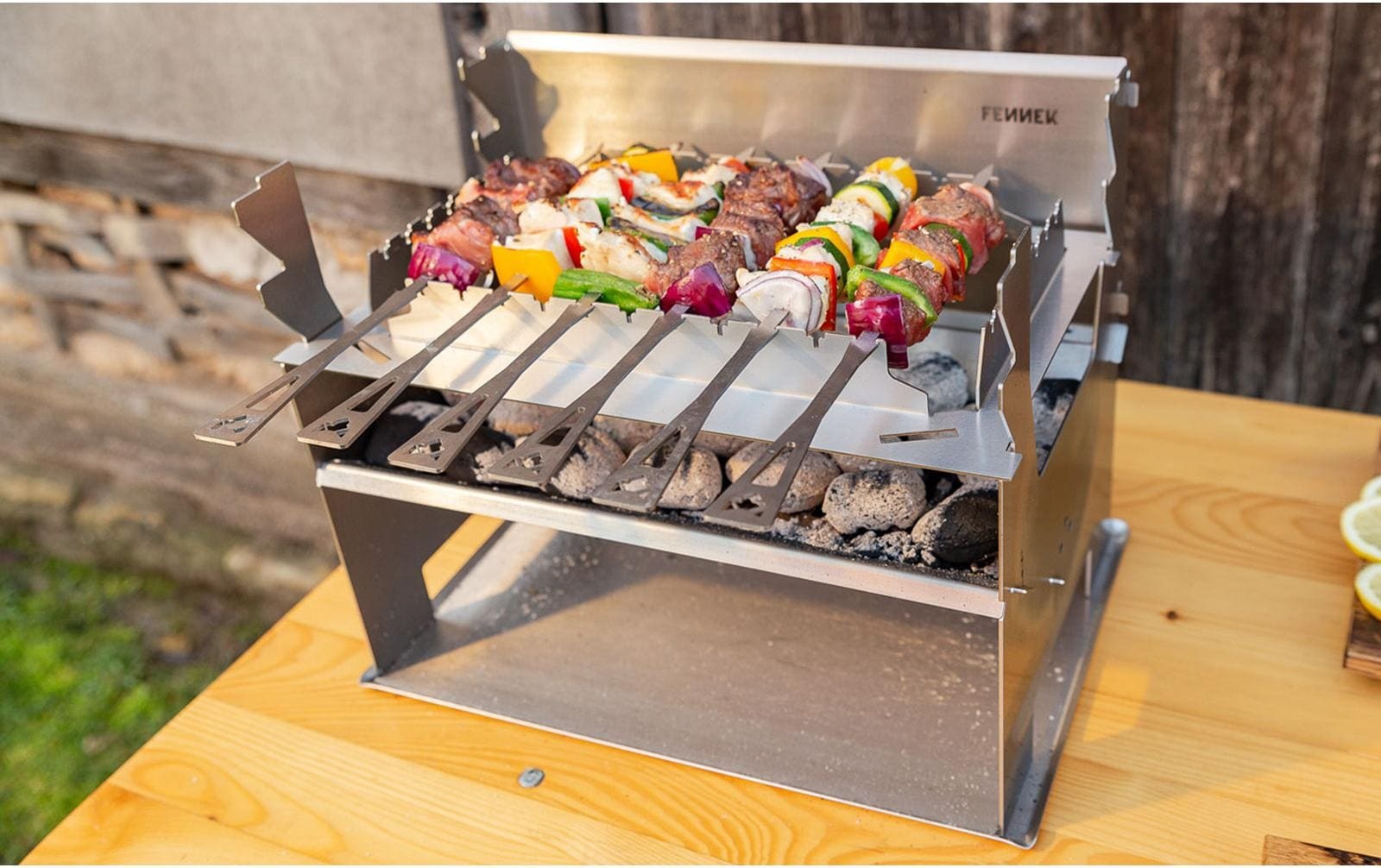 Fennek Grill Grillspiess »Set kurz, 6 Stück«